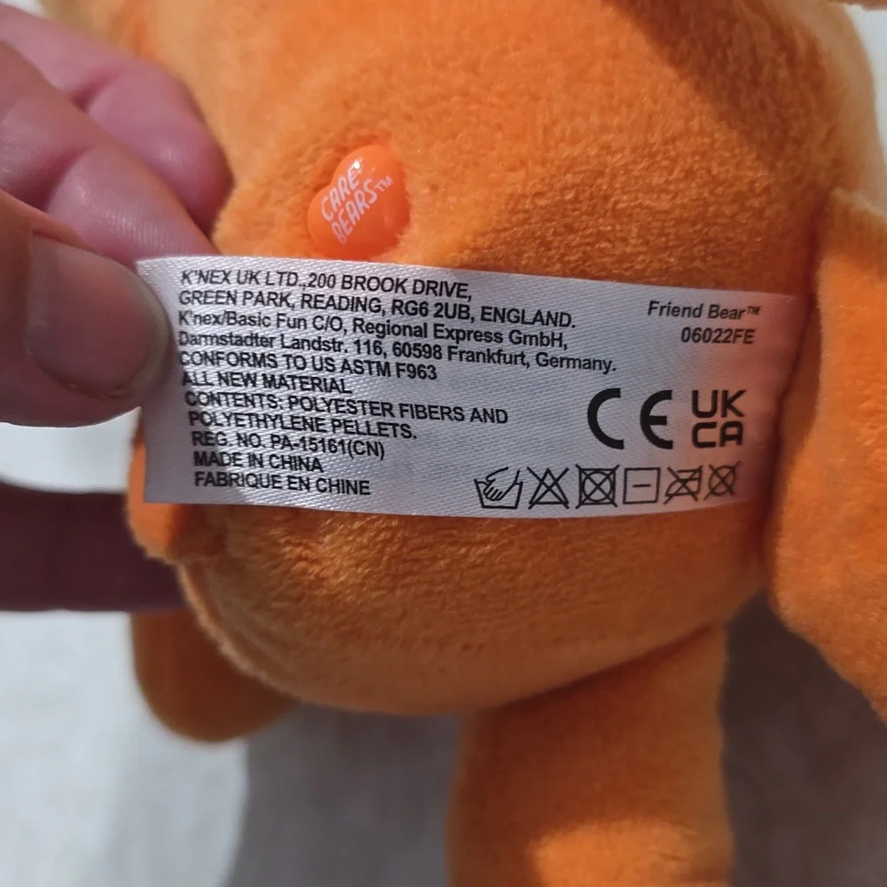 Care Bears Orange Friend Bear 9‎ Inch